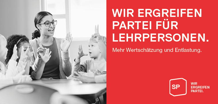 Wir ergreifen Partei für Lehrpersonen.